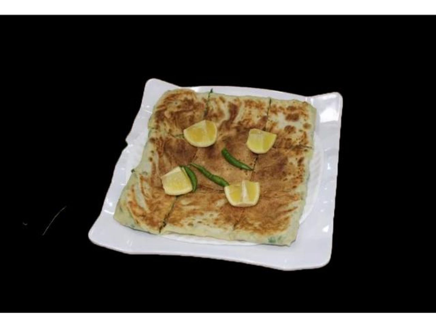 Vegetable Mutabbaq With Liquid Cheese And Cheddar Cheese