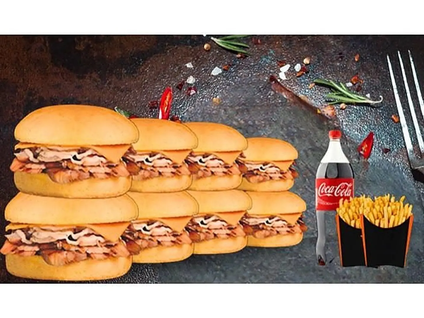 Burger Party 8pcs
