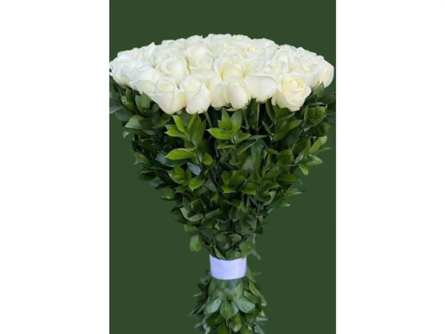 بوكيه ابيض بدون تغليف