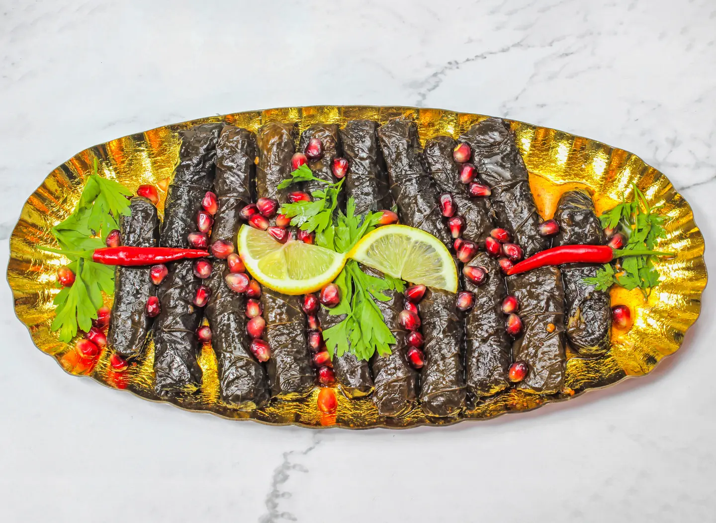 ورق عنب بمذاق بارد