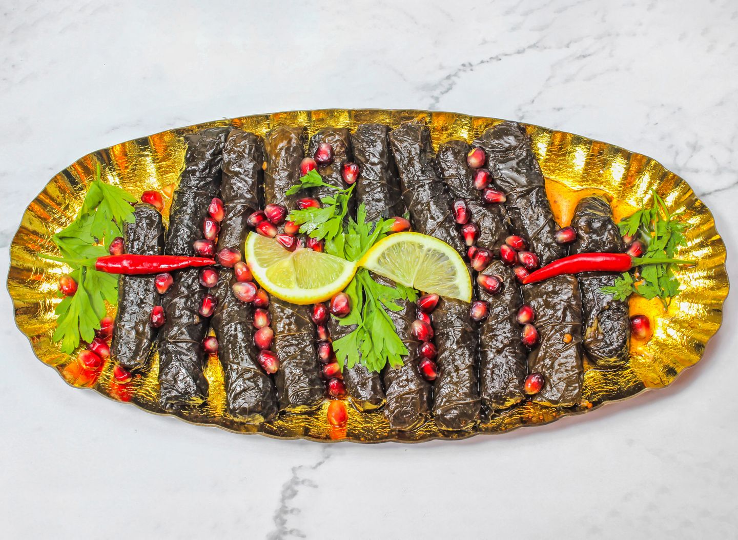 ورق عنب بمذاق بارد