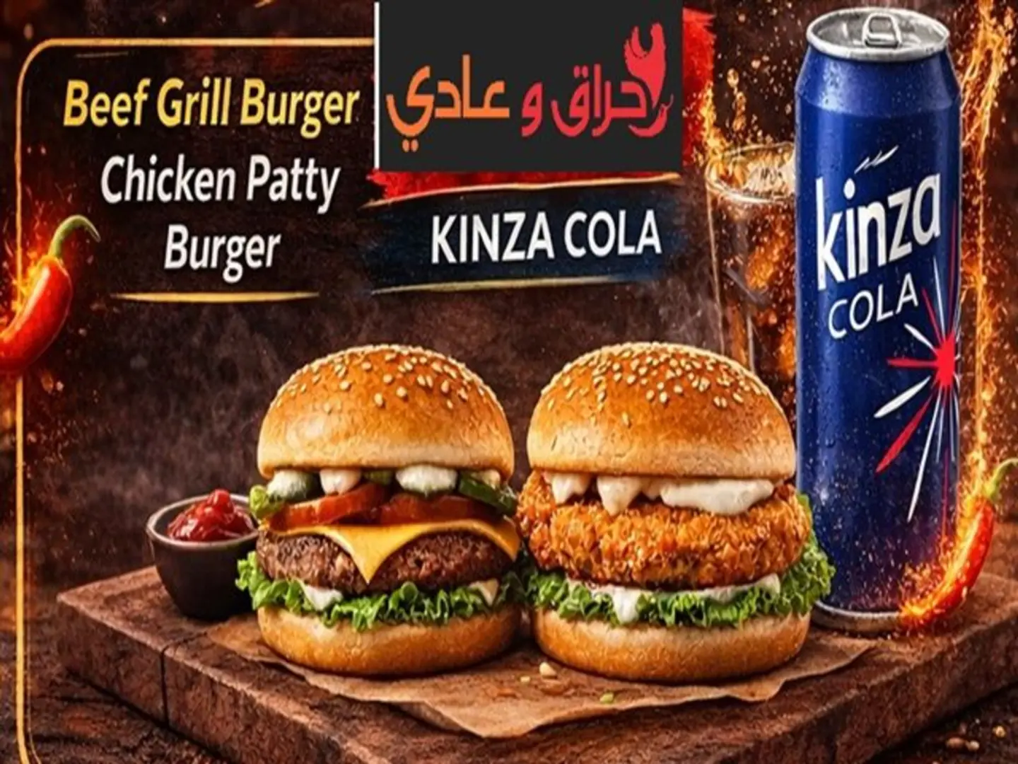 Sadeeq Beef And Chicken Double Burgers Mix Deal