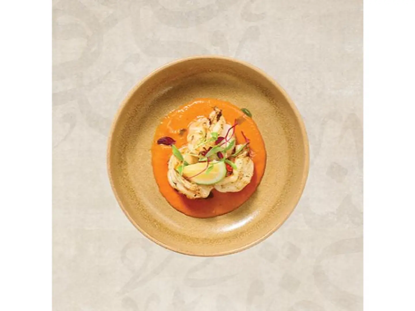 روبيان بالطماطم المدخنة