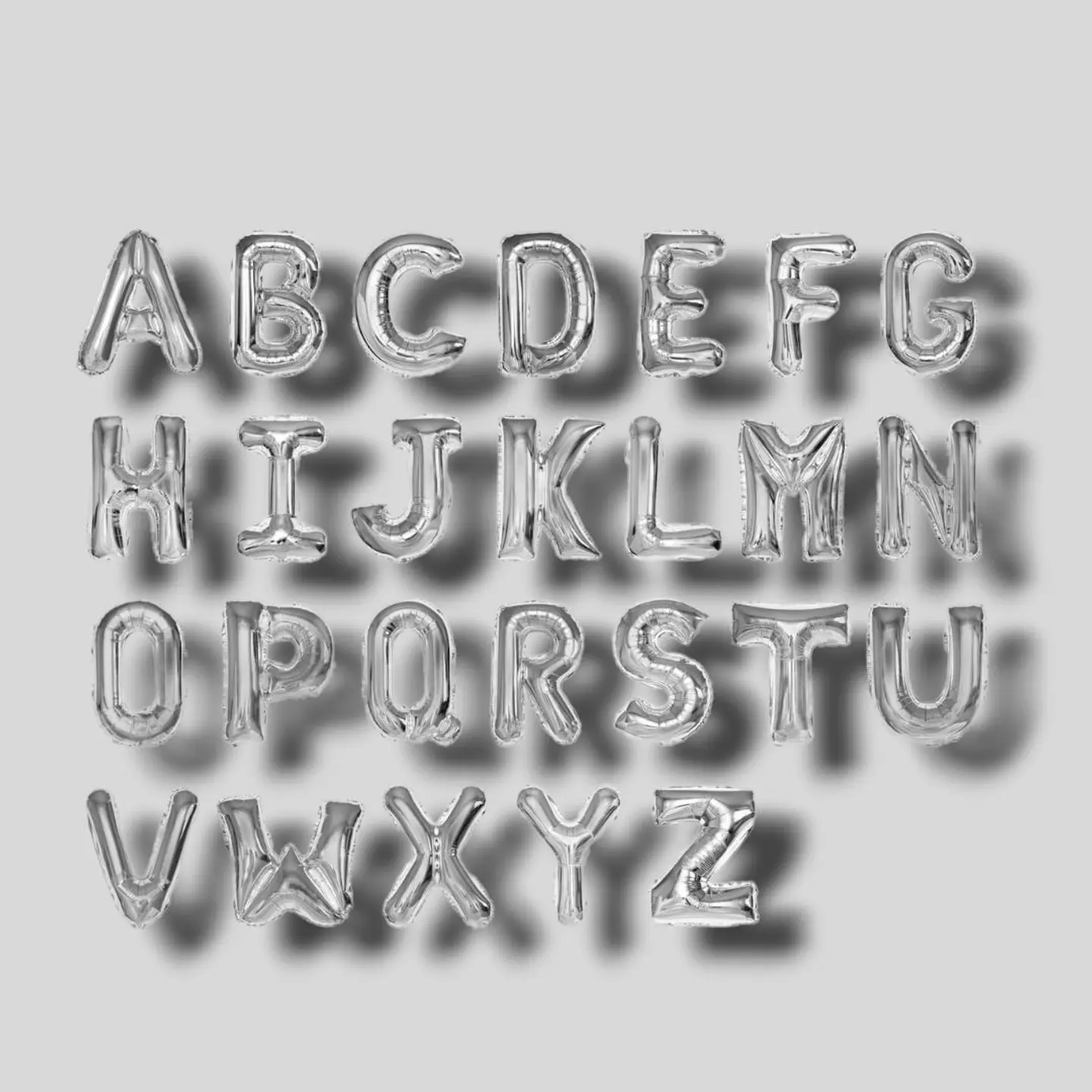 حروف هيليوم فضي