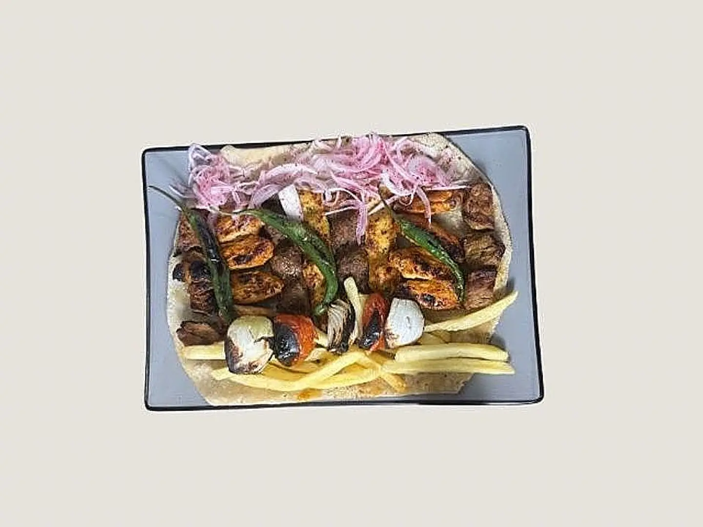 مشكل مشاوي وسط