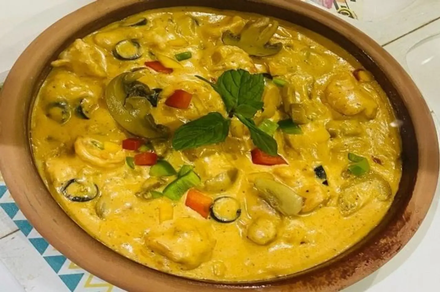 طاجن إيطالي جمبري