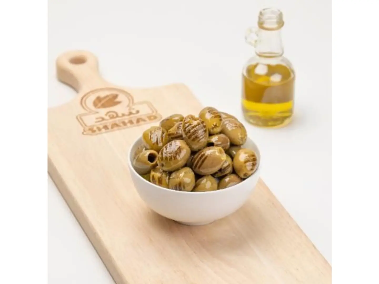 Premium Grilled Olives With Olive Oil