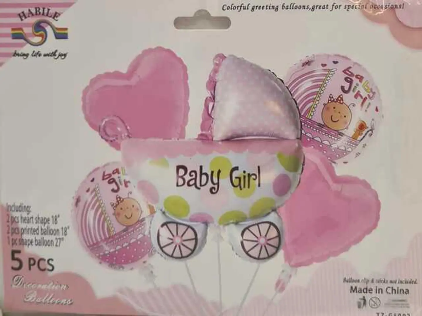 Baby Girl Balloon 1