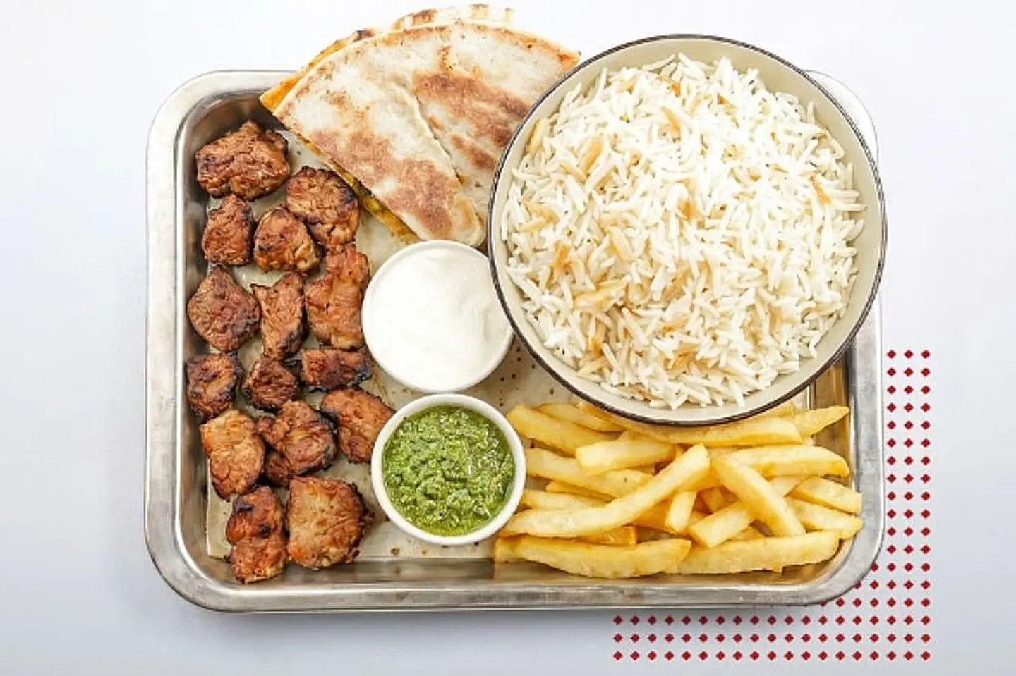 Choose Your Own Awssal Platter ( 3 Skewers )