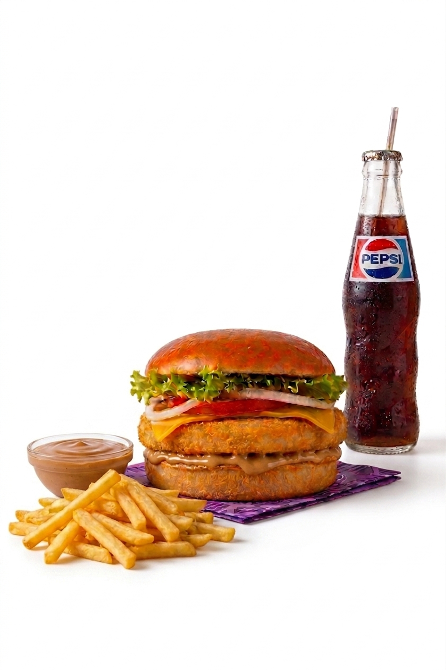 وجبات البرجر - وجبة بـرجـر دجاج كلاسك