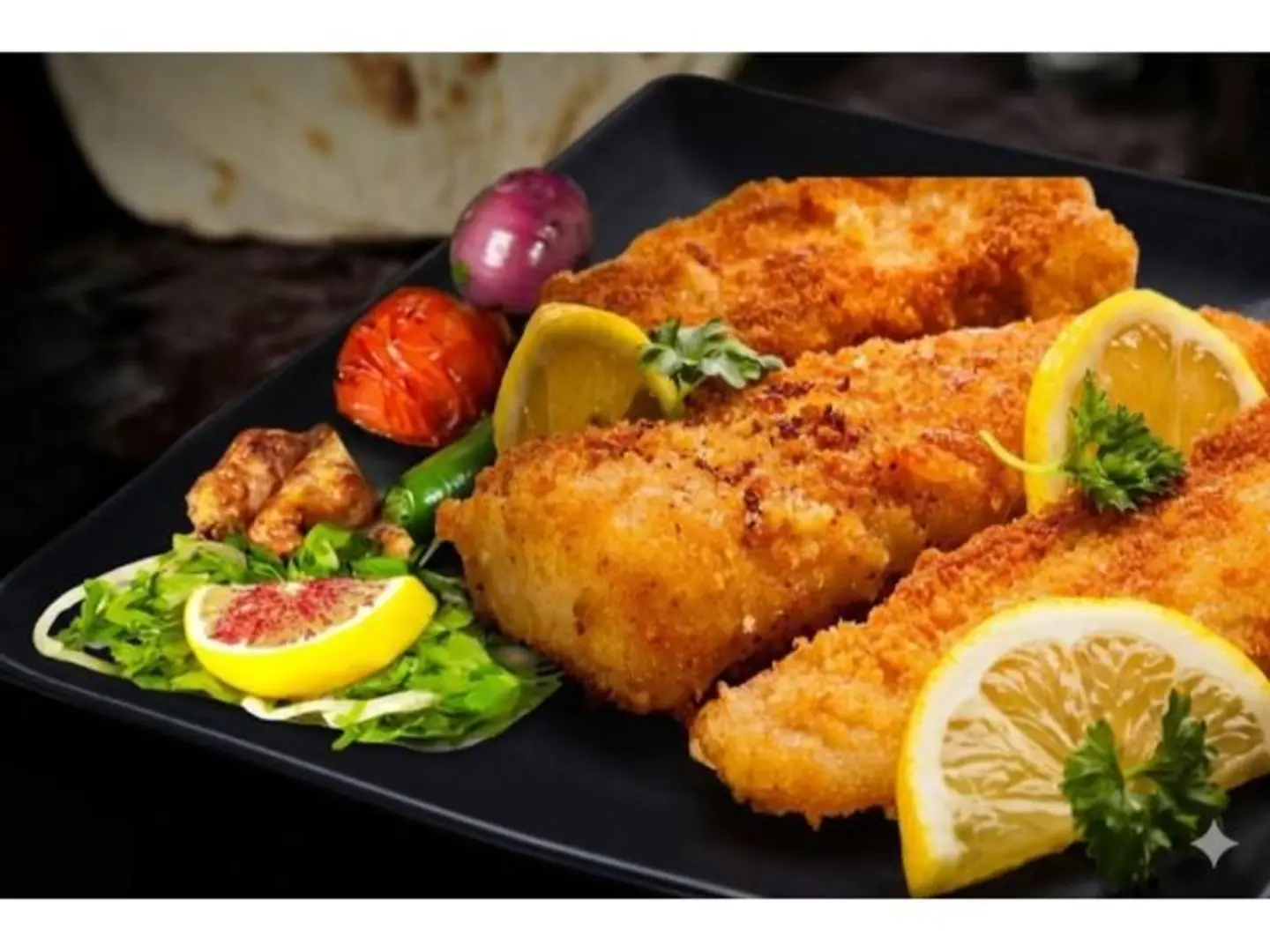 سمك فيليه مشوي