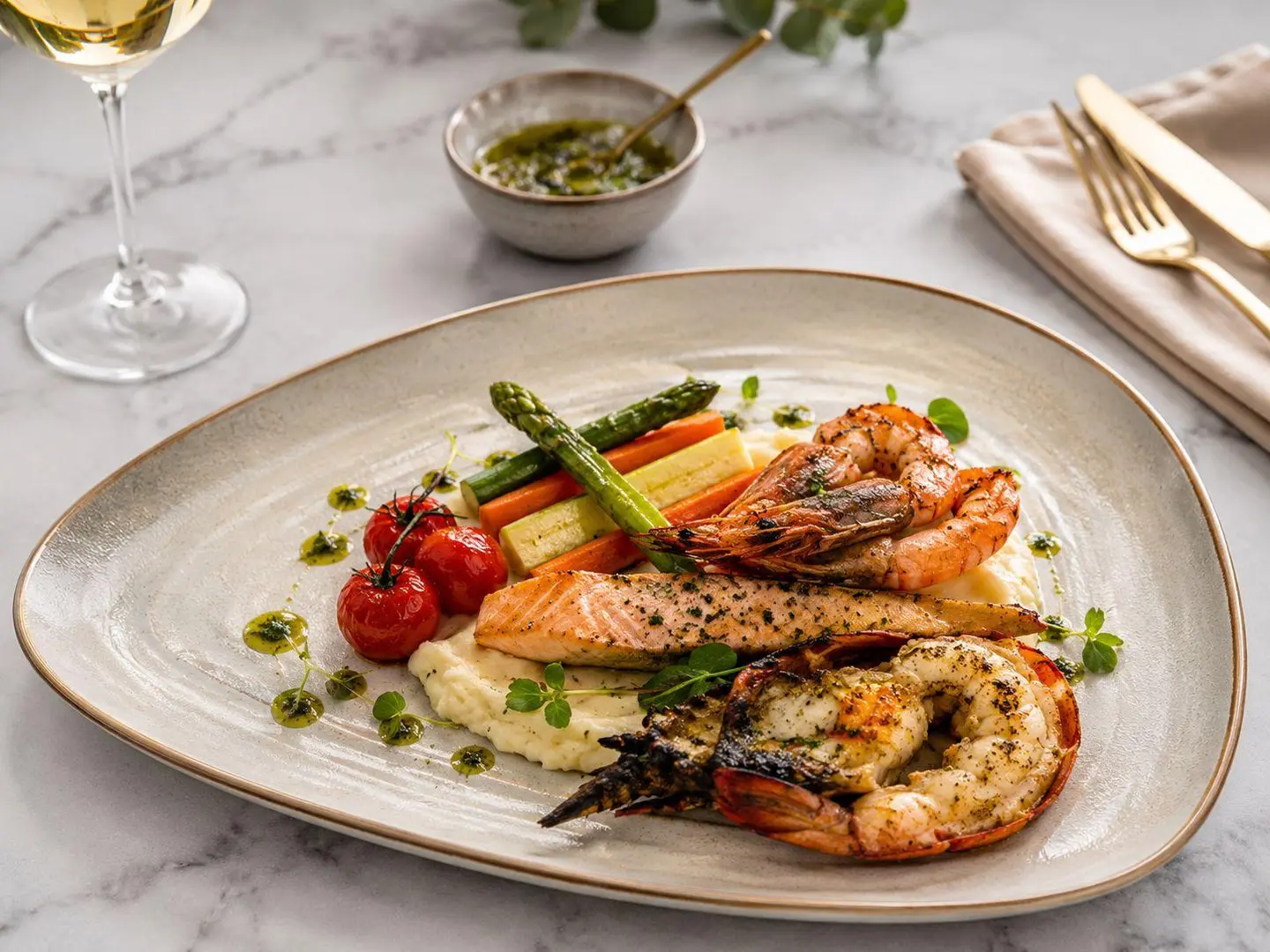 Mix Seafood Grill