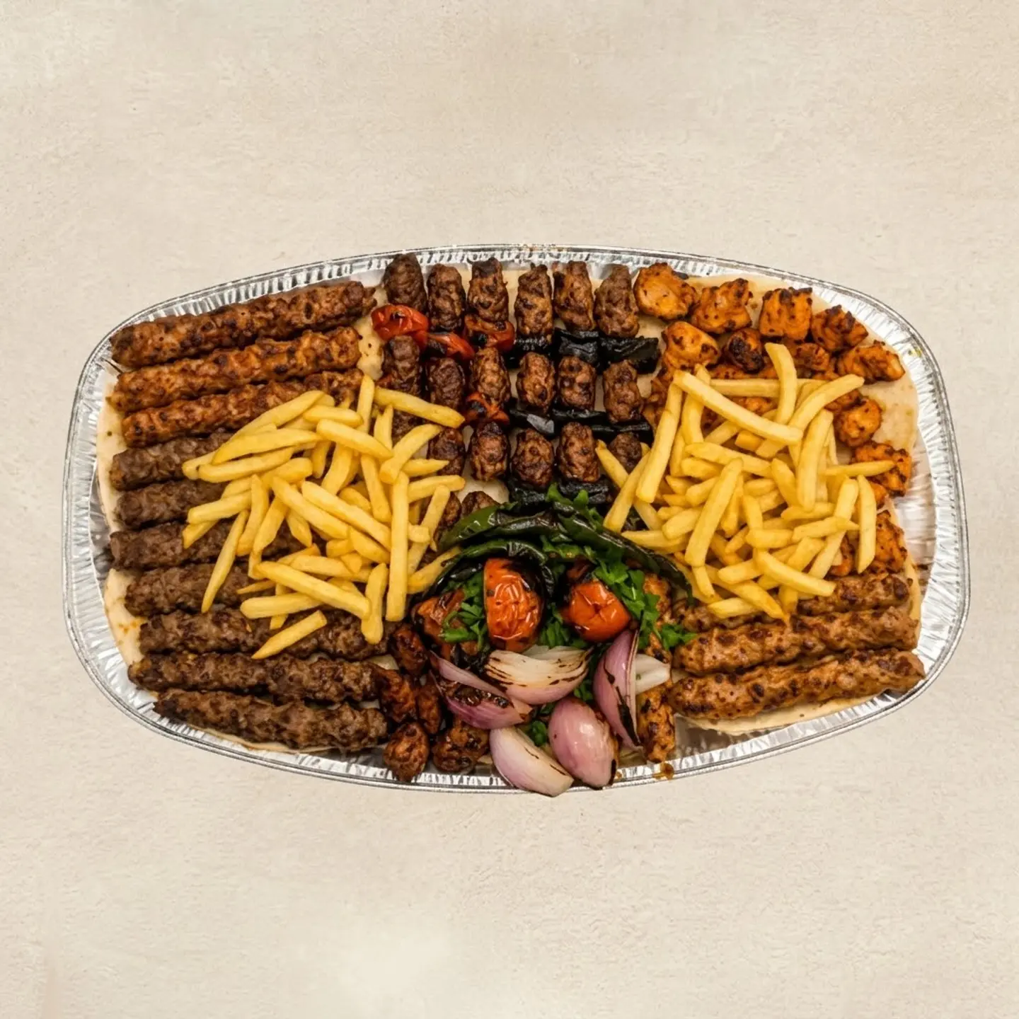 صحن مشكل عائلي كبير