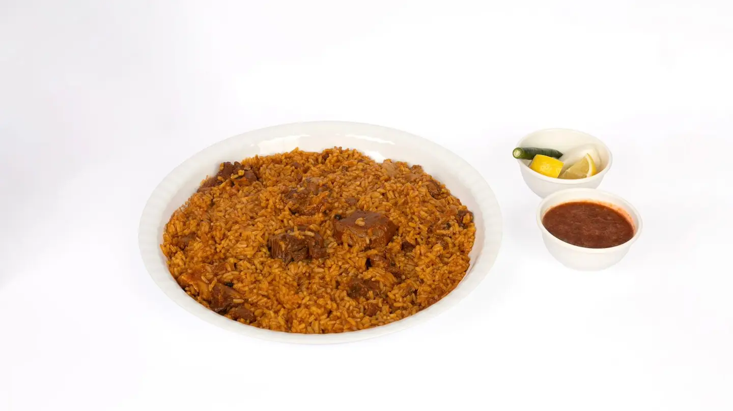 مضغوط لحم حاشي أرز أبو بنت