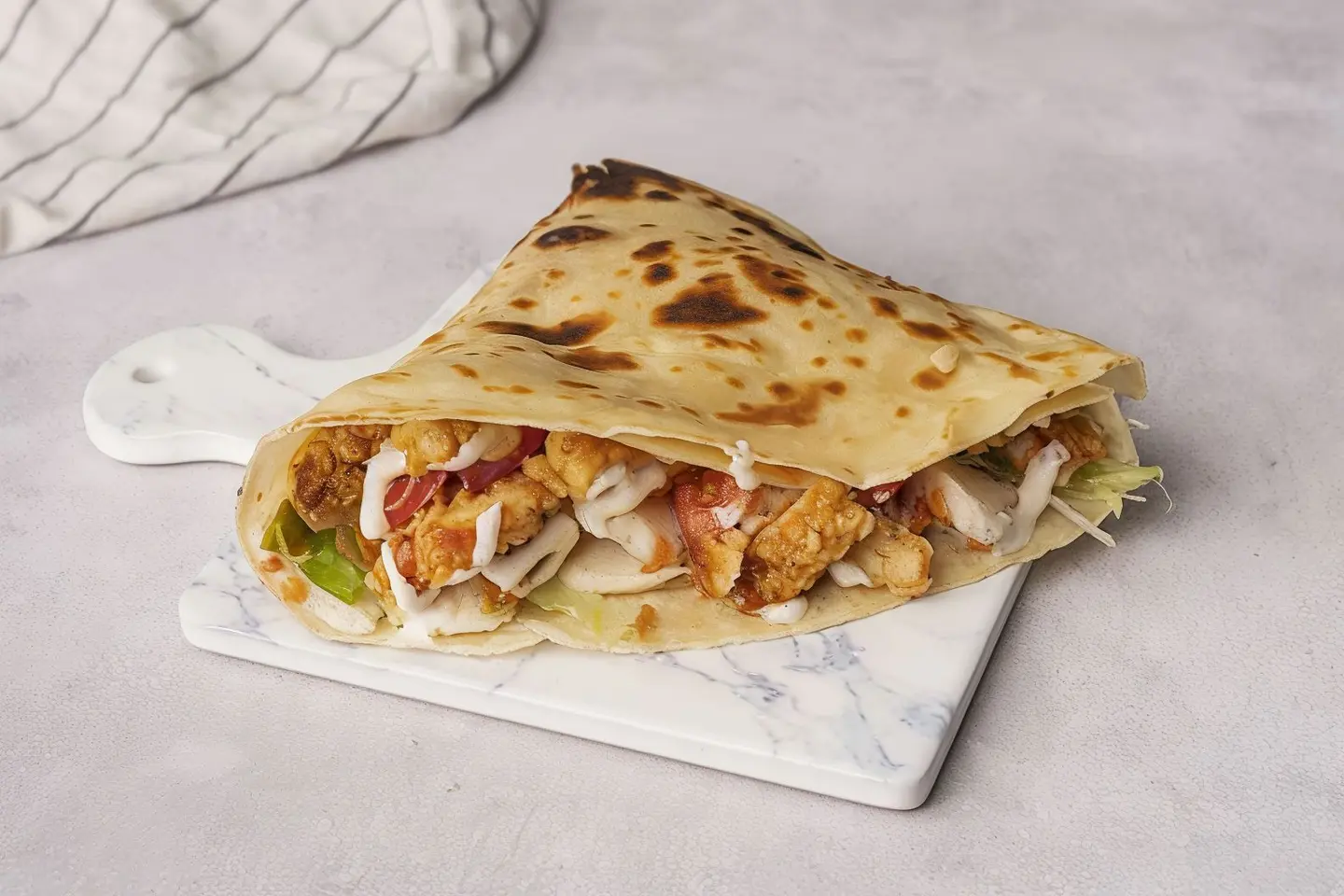 كريب شاورما فحم