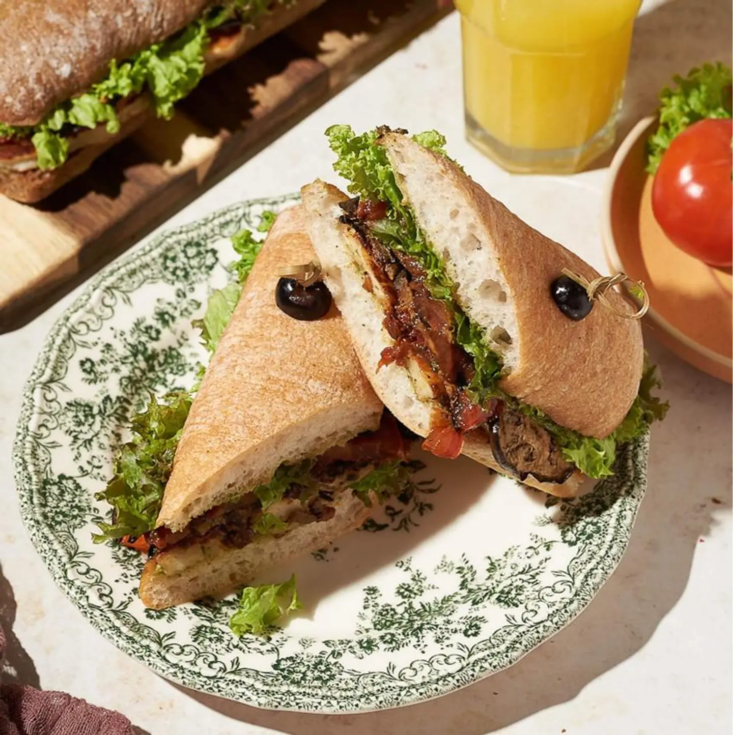 Eastern Halloumi Sandwich