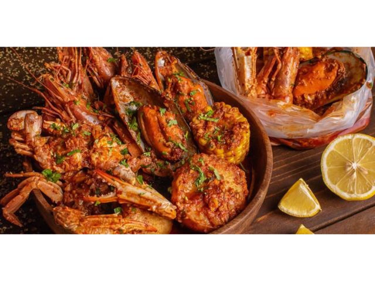 وجبه طاجن مشكل جمبري حبار