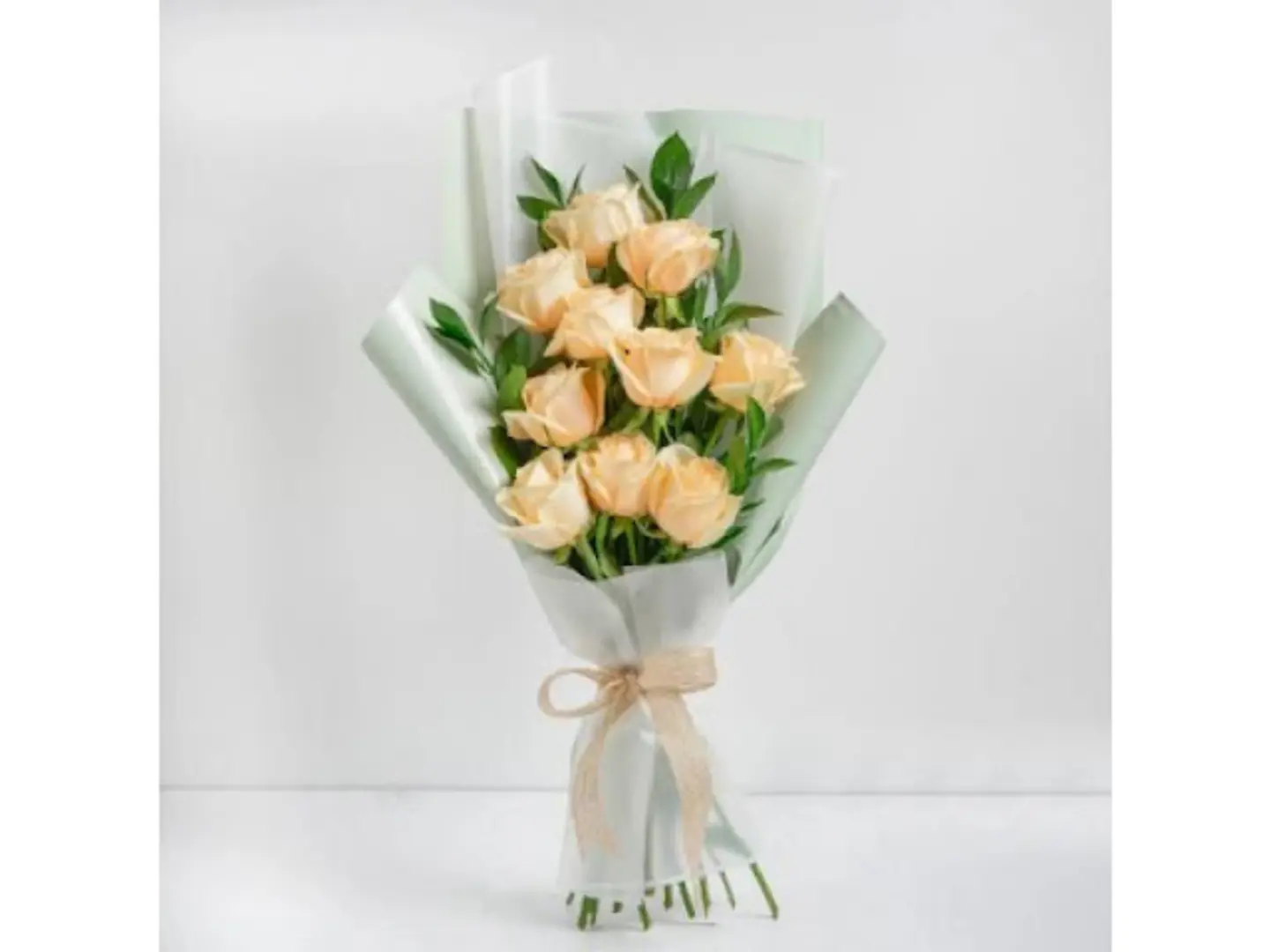 باقة ورد الخوخ الجميلة