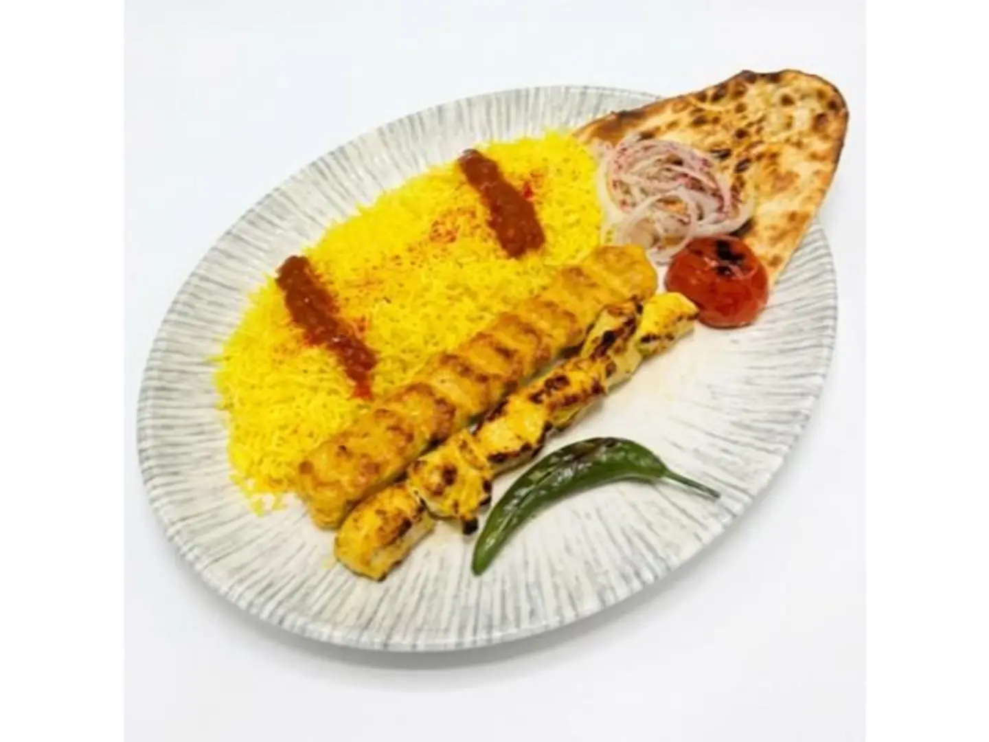 مشكل دجاج بالزعفران