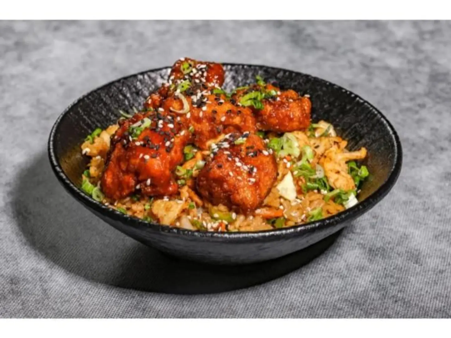 Rice Volcano Chicken Buffalo