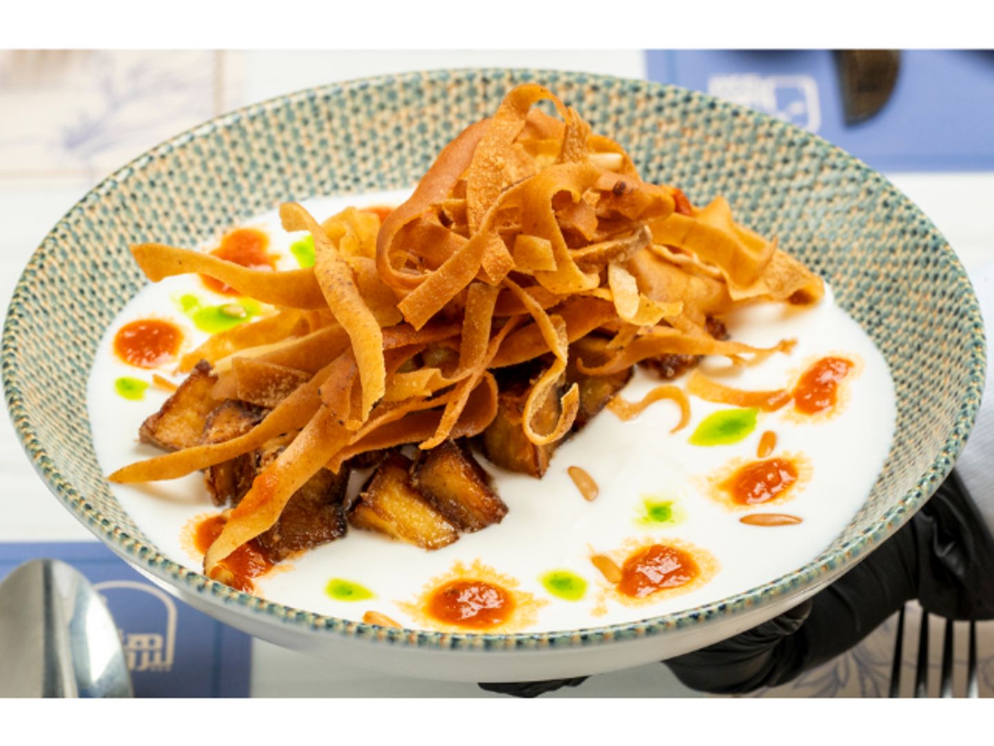Eggplant Fatteh