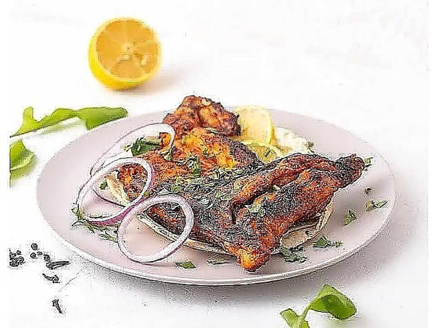 Half Charcoal Grilled Chicken