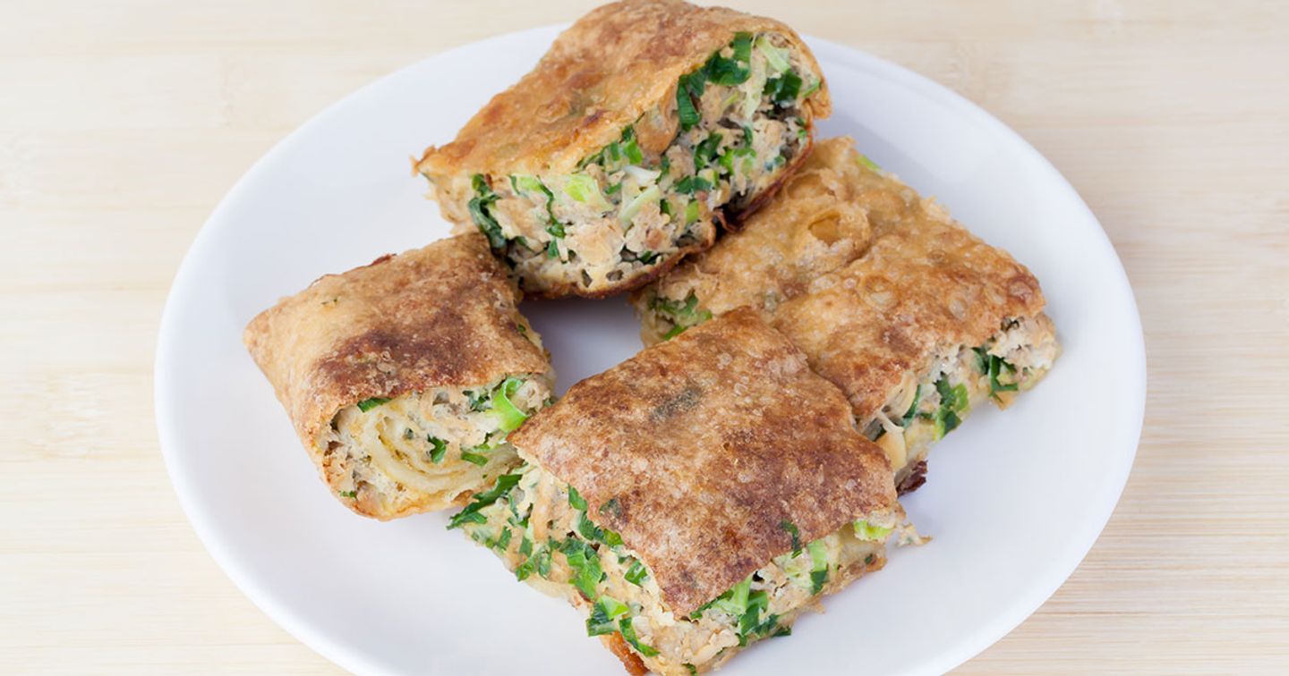 Cheddar Vegetable Mutabbak