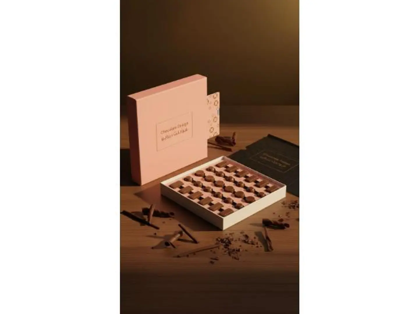 بوكس مربع وردي