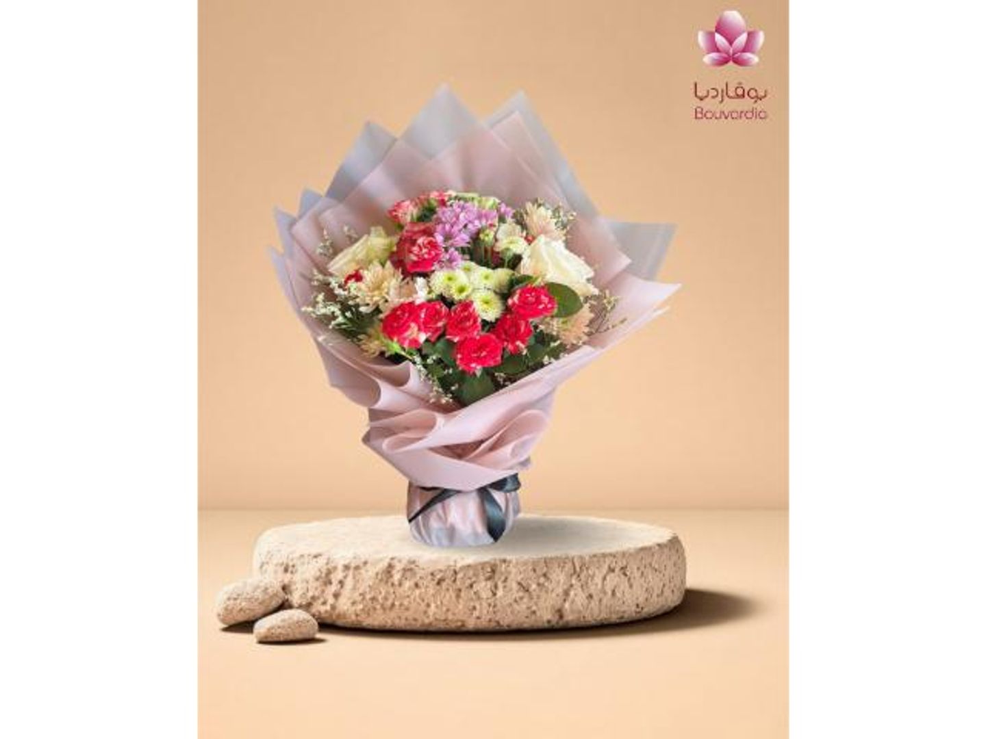 باقة ورد طبيعي