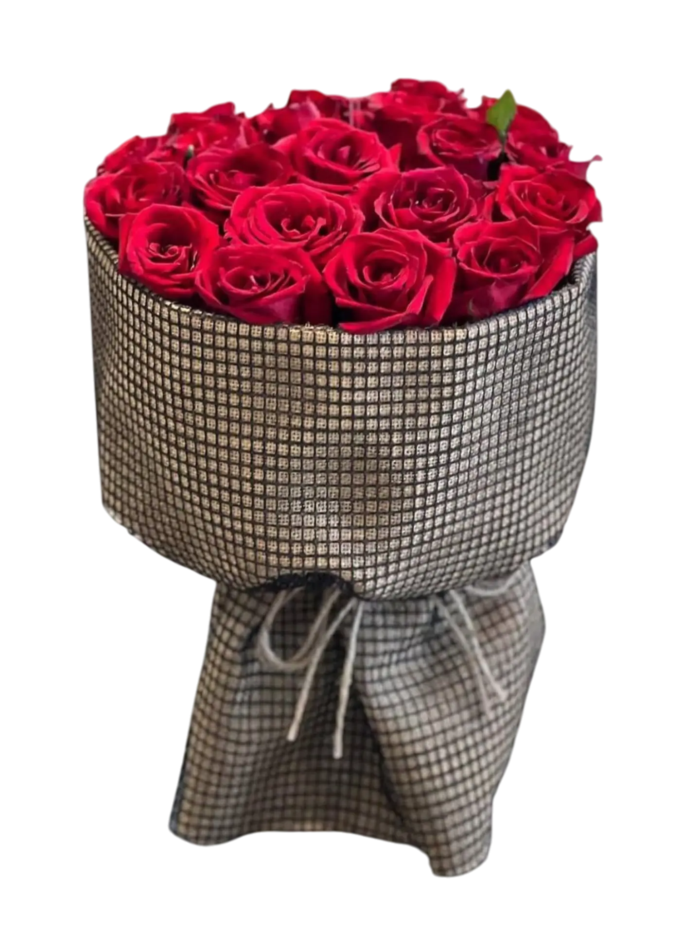 Black Burlap Bouquet