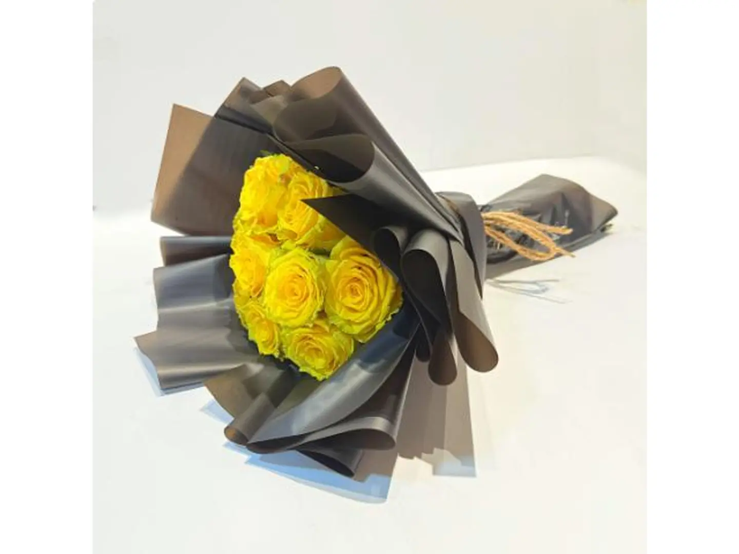 Natural Yellow Rose Bouquet 215