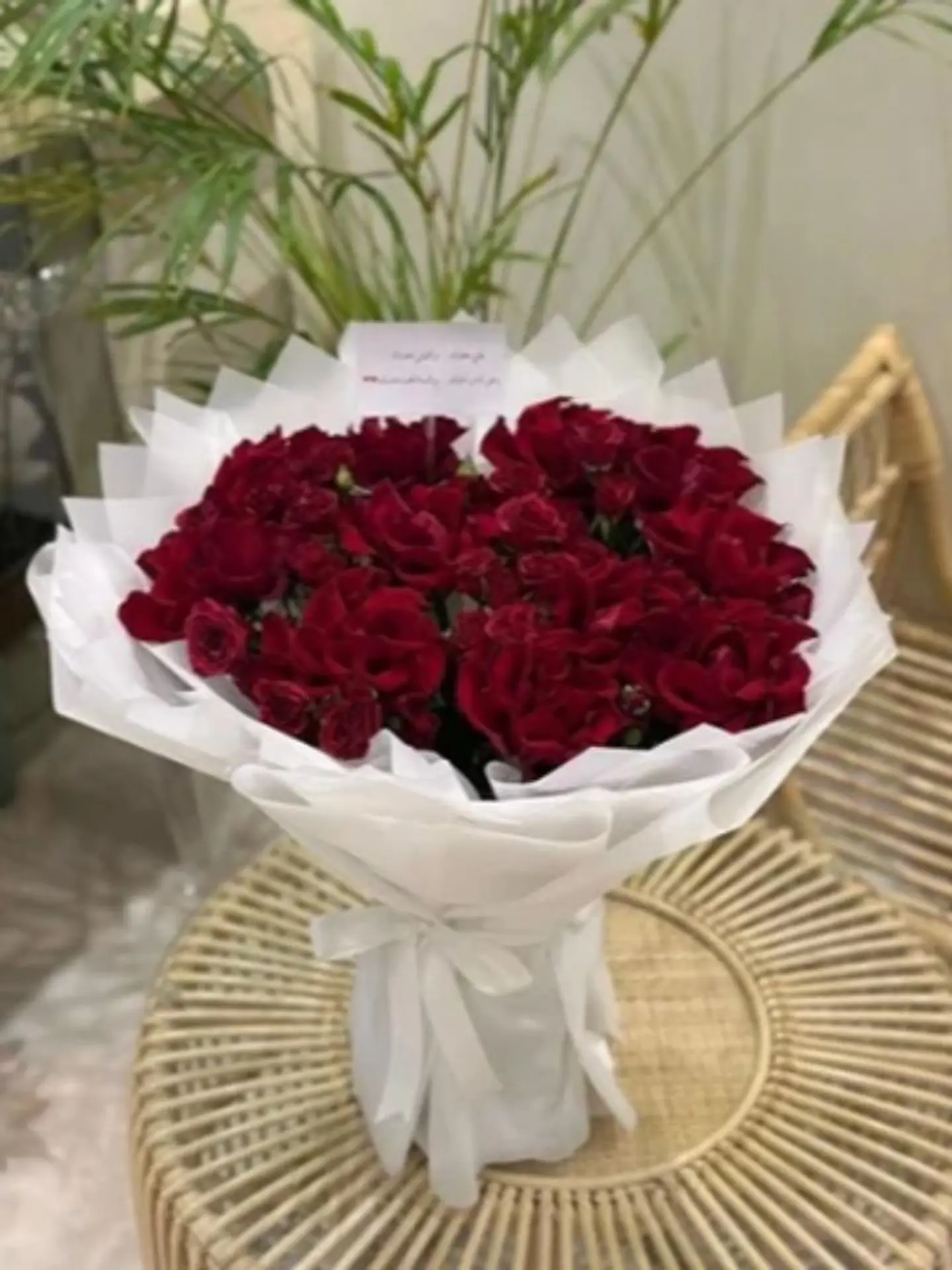 باقة ورد أحمر