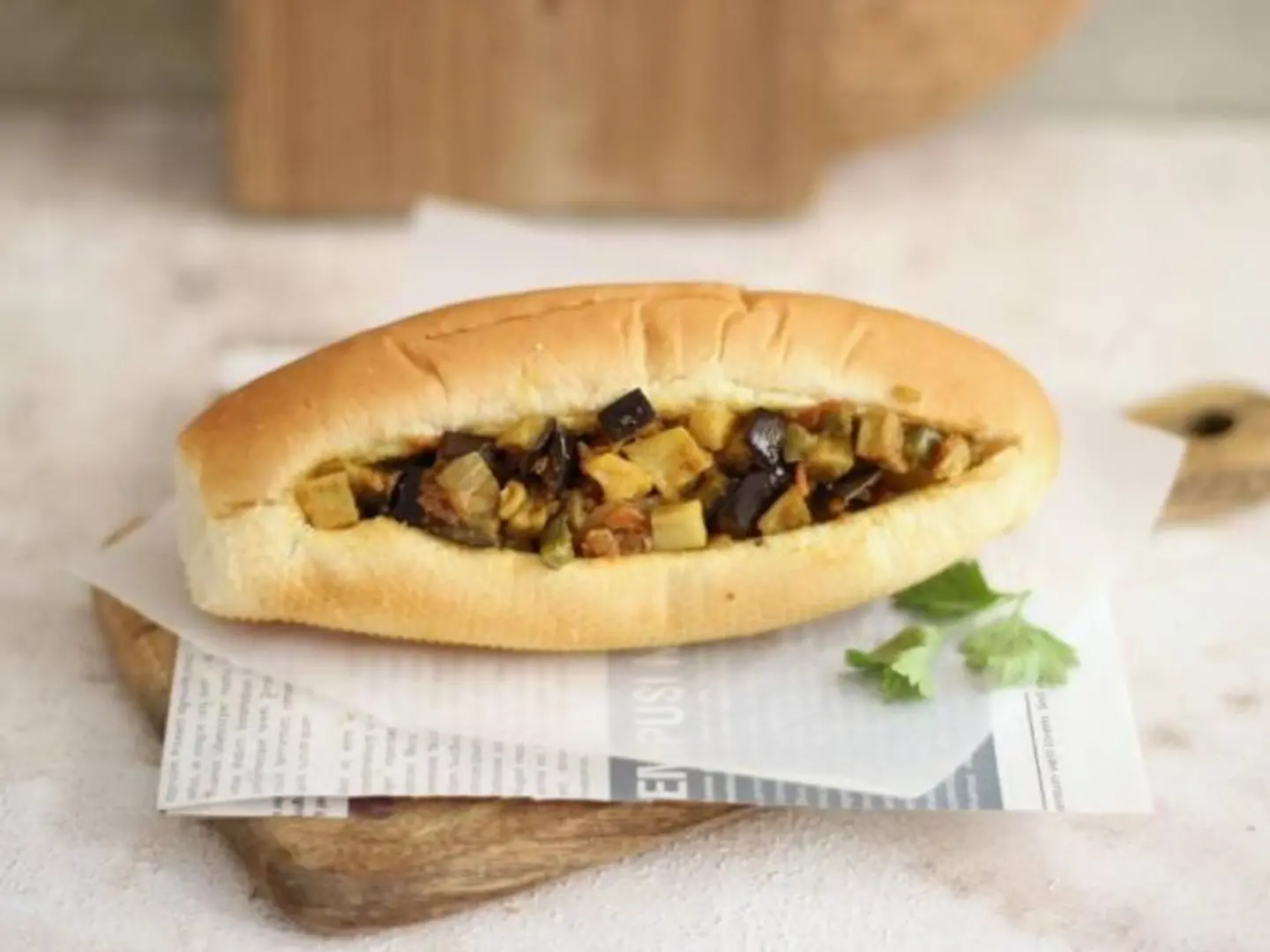 Halloumi With Eggplant