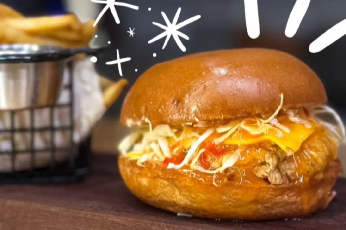 Chicken Sweet Chili Burger