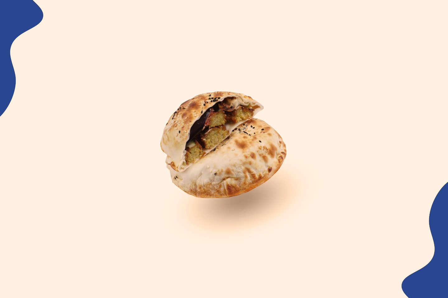 فطيرة فلافل