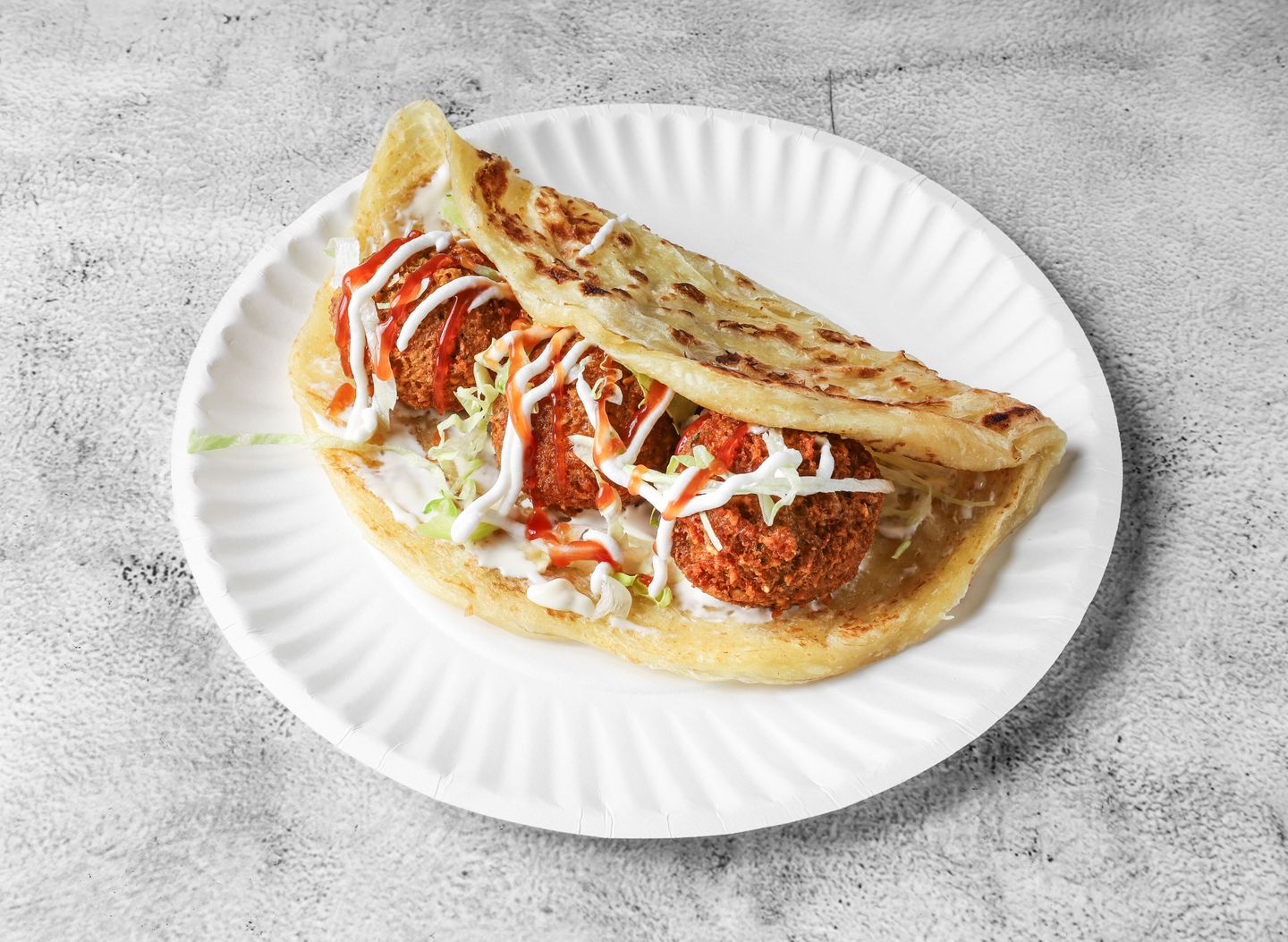 Falafel Paratha