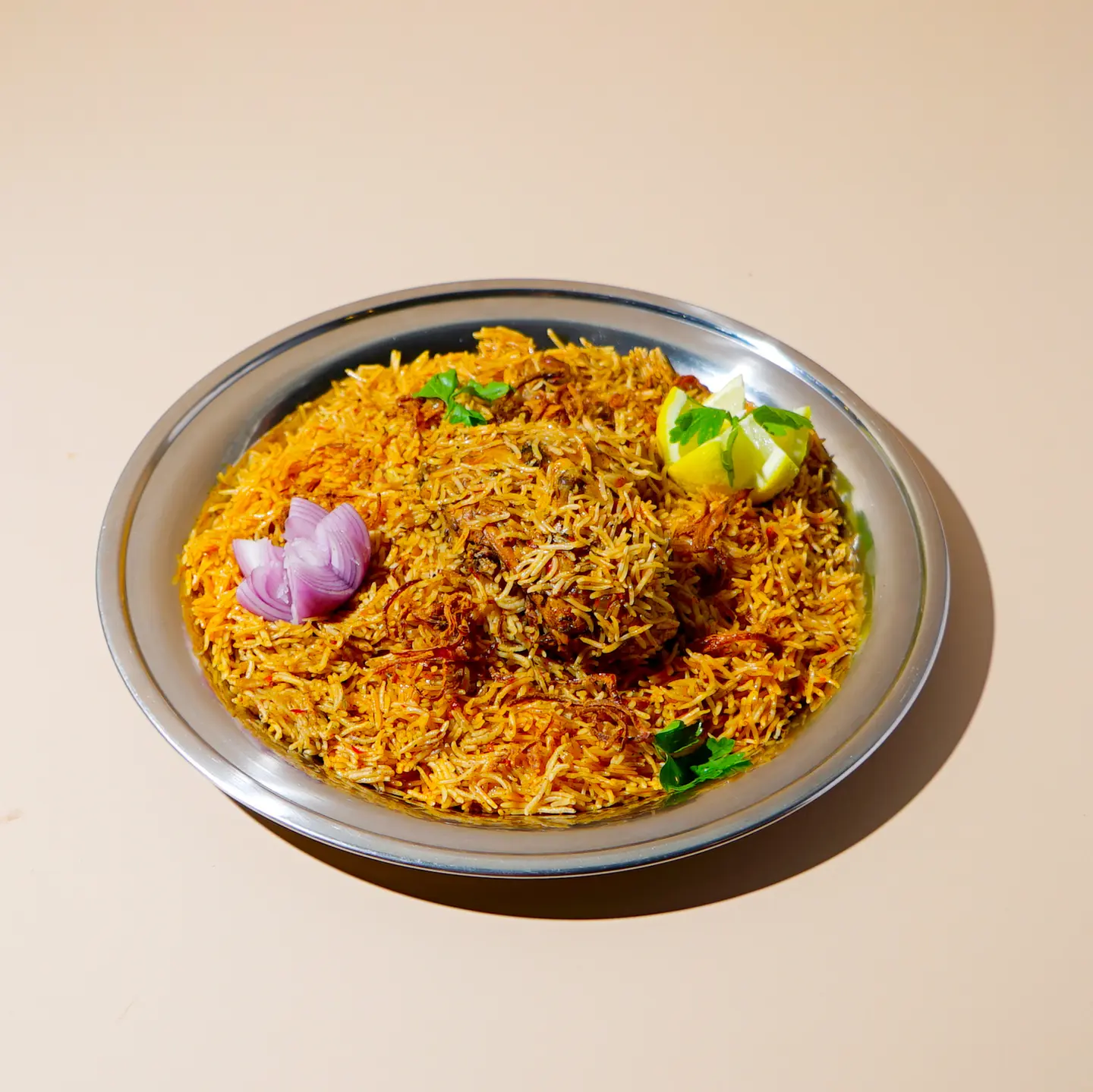 نصف حبة دجاج مضغوط