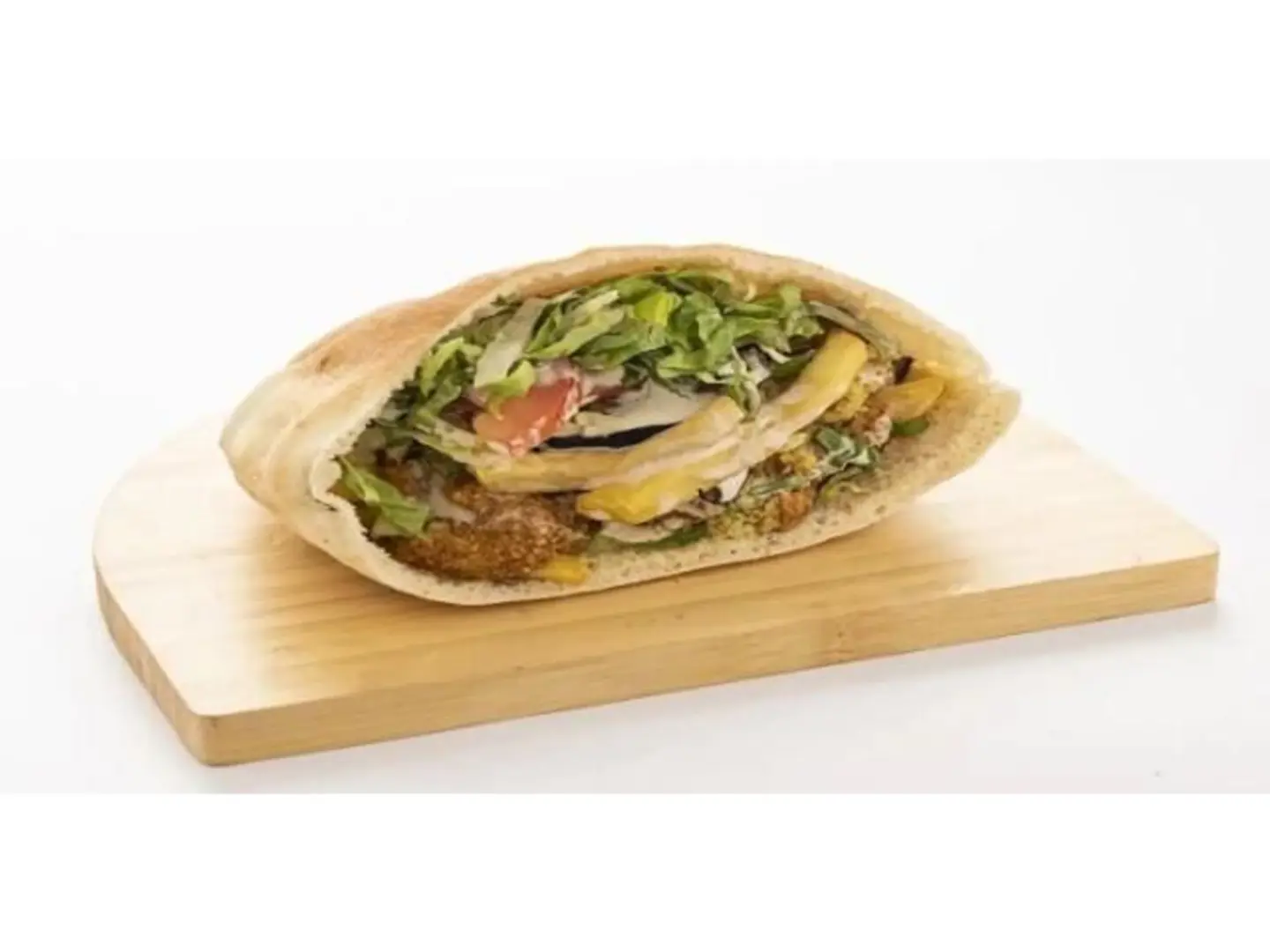 Falafel With Hummus Sandwich