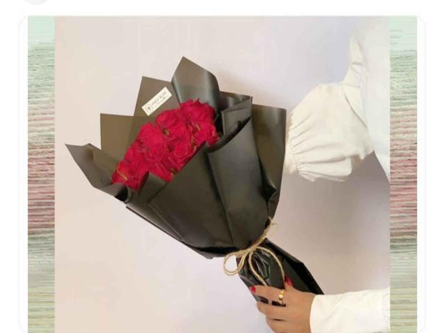 باقة ورد احمر