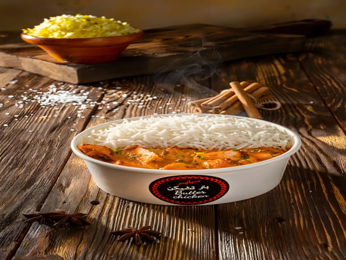 Butter Chicken With White Rice