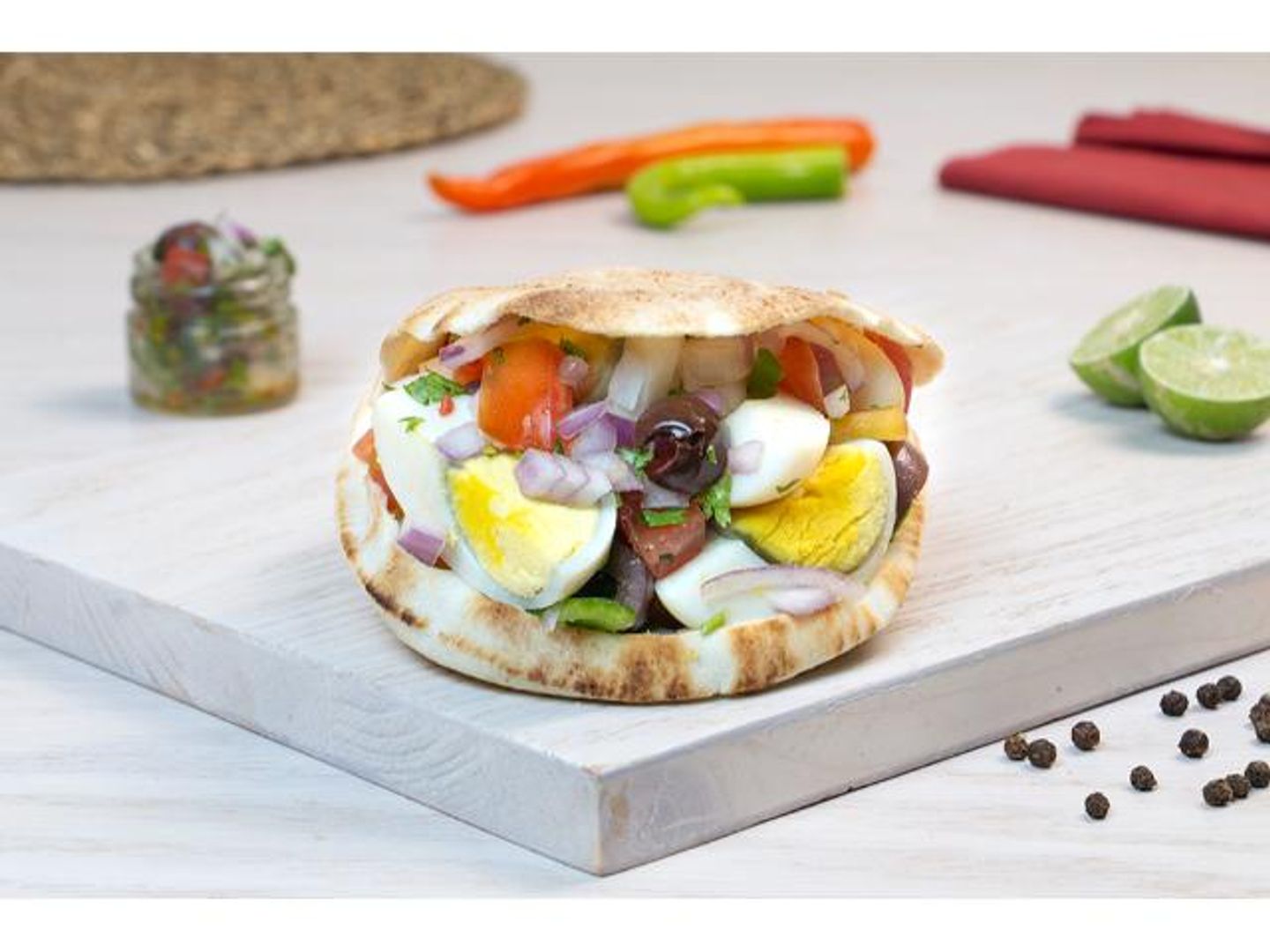 Boiled Eggs Sandwich