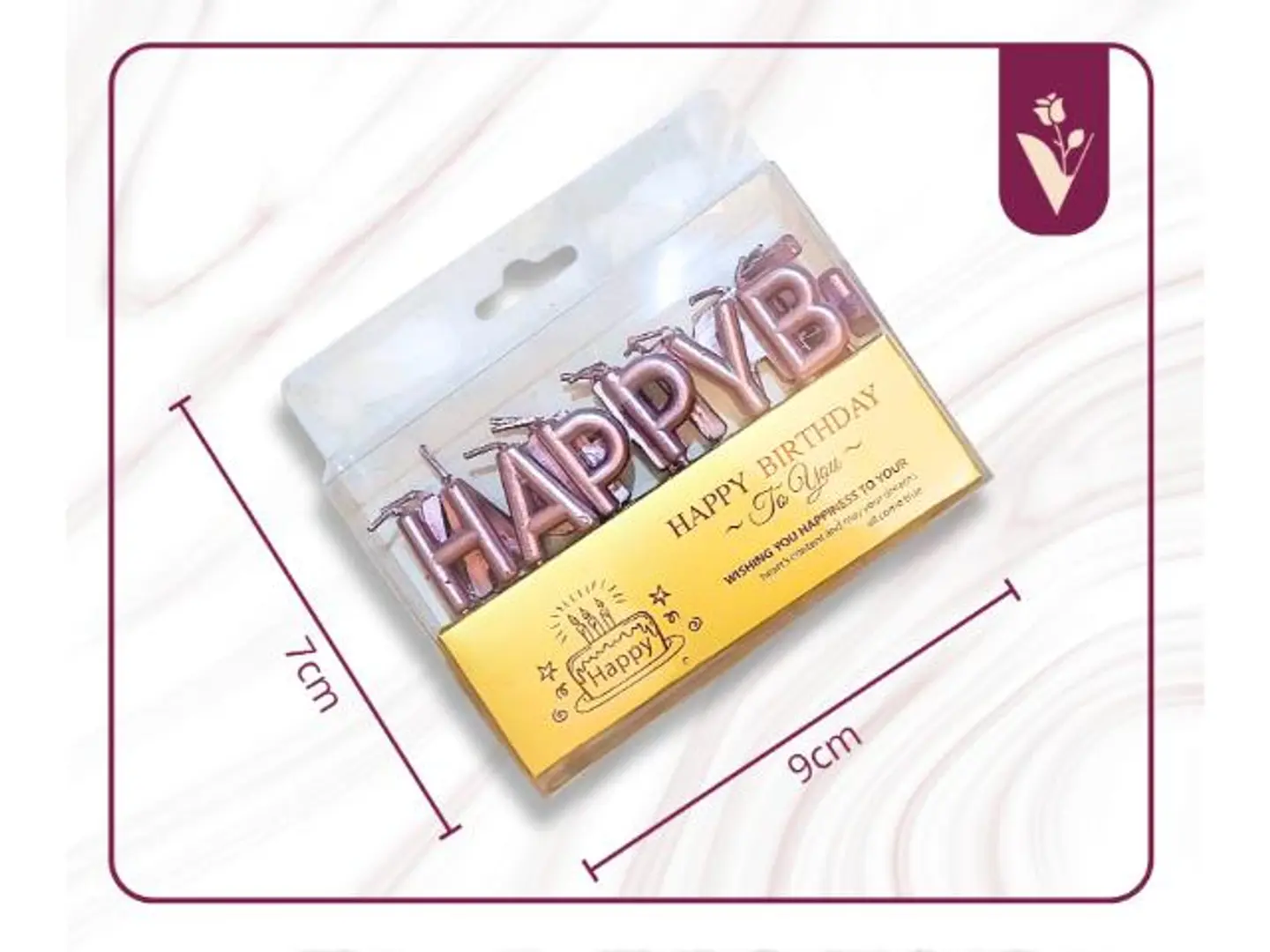 شموع حفلات عيد ميلاد منفصلة فسفوري