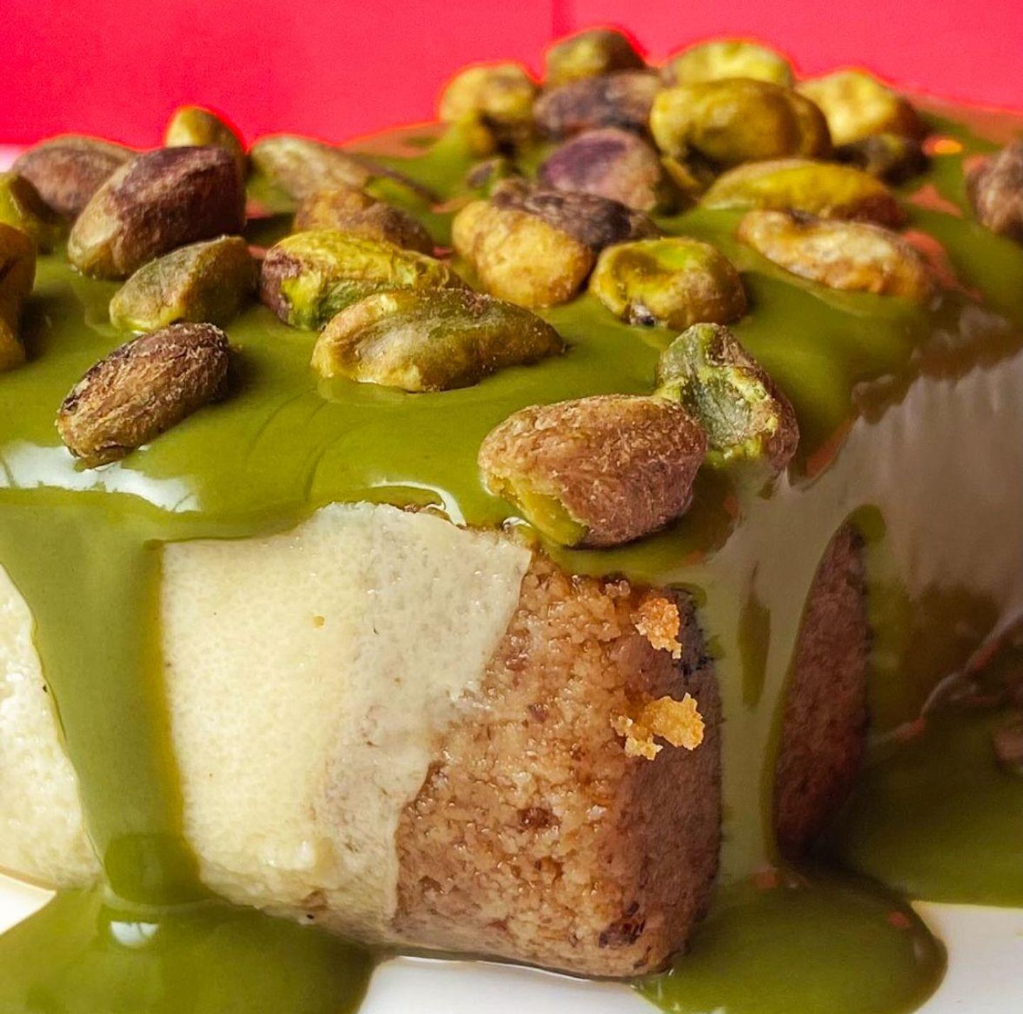 Large Pistachio Cheesecake