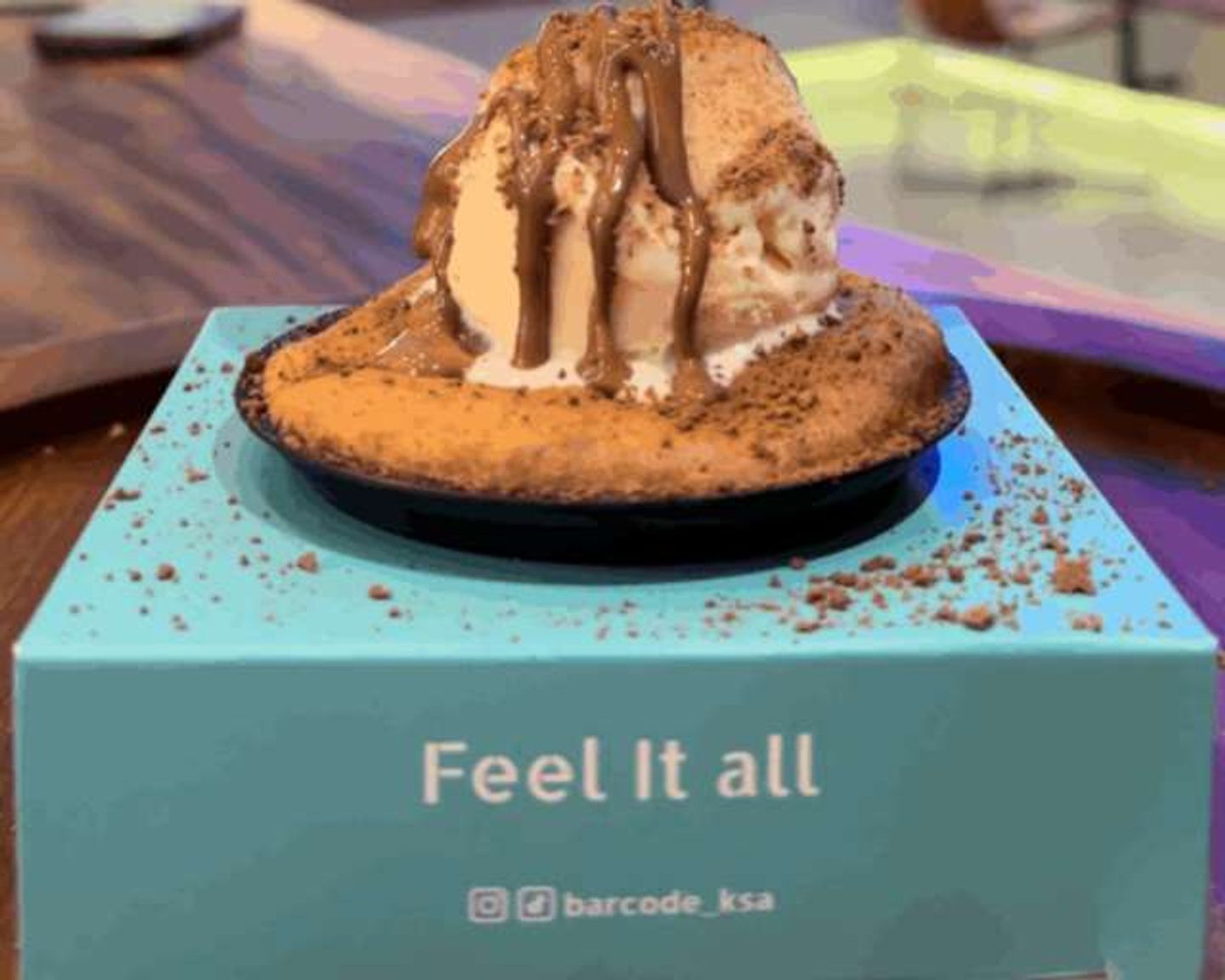Pudding With Ice Cream