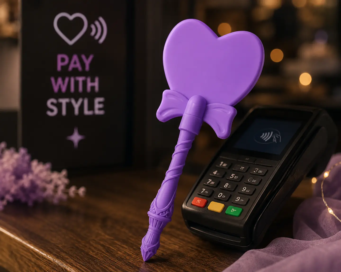 Deesert Stick Purple Heart