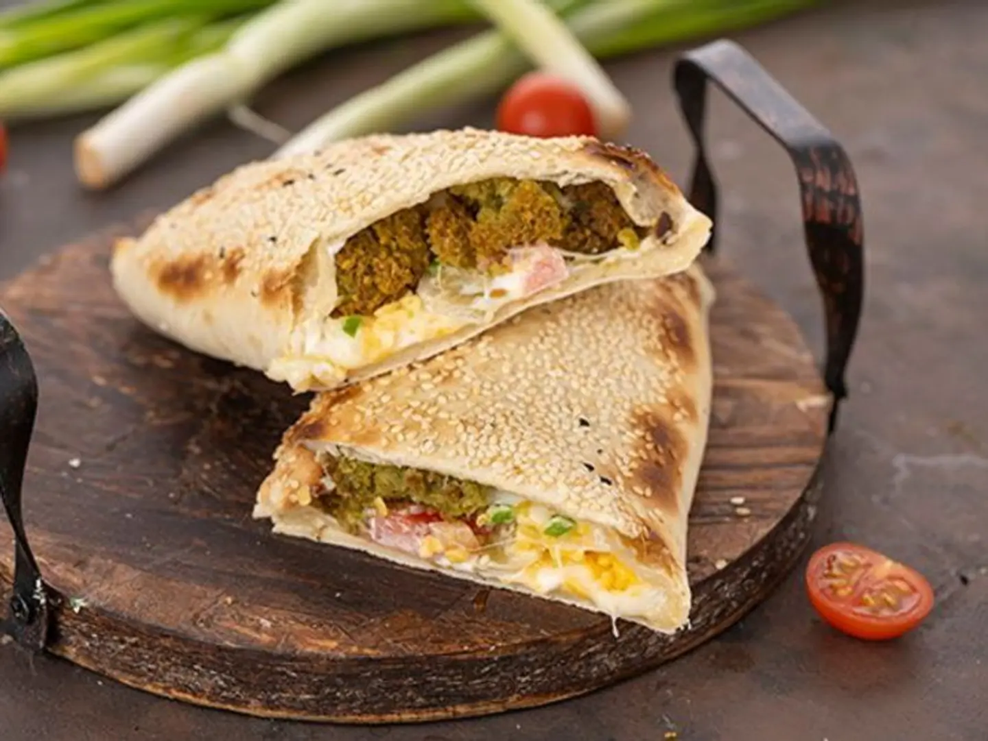 فطيرة فلافل