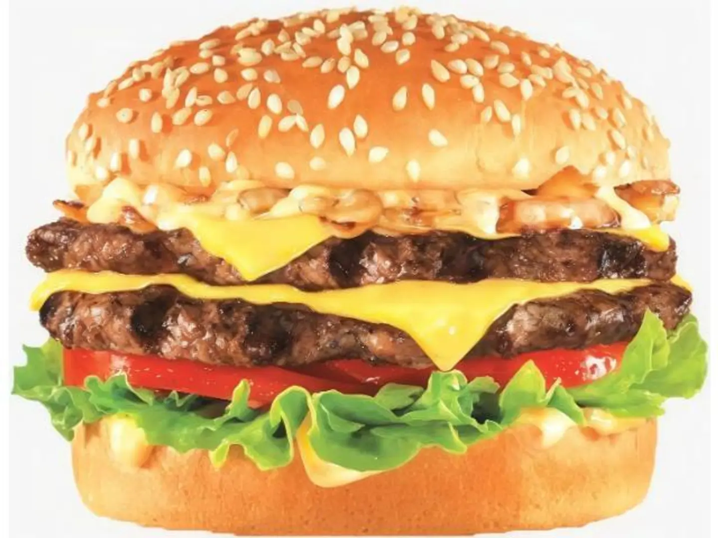 برجر مقلي بالجبن