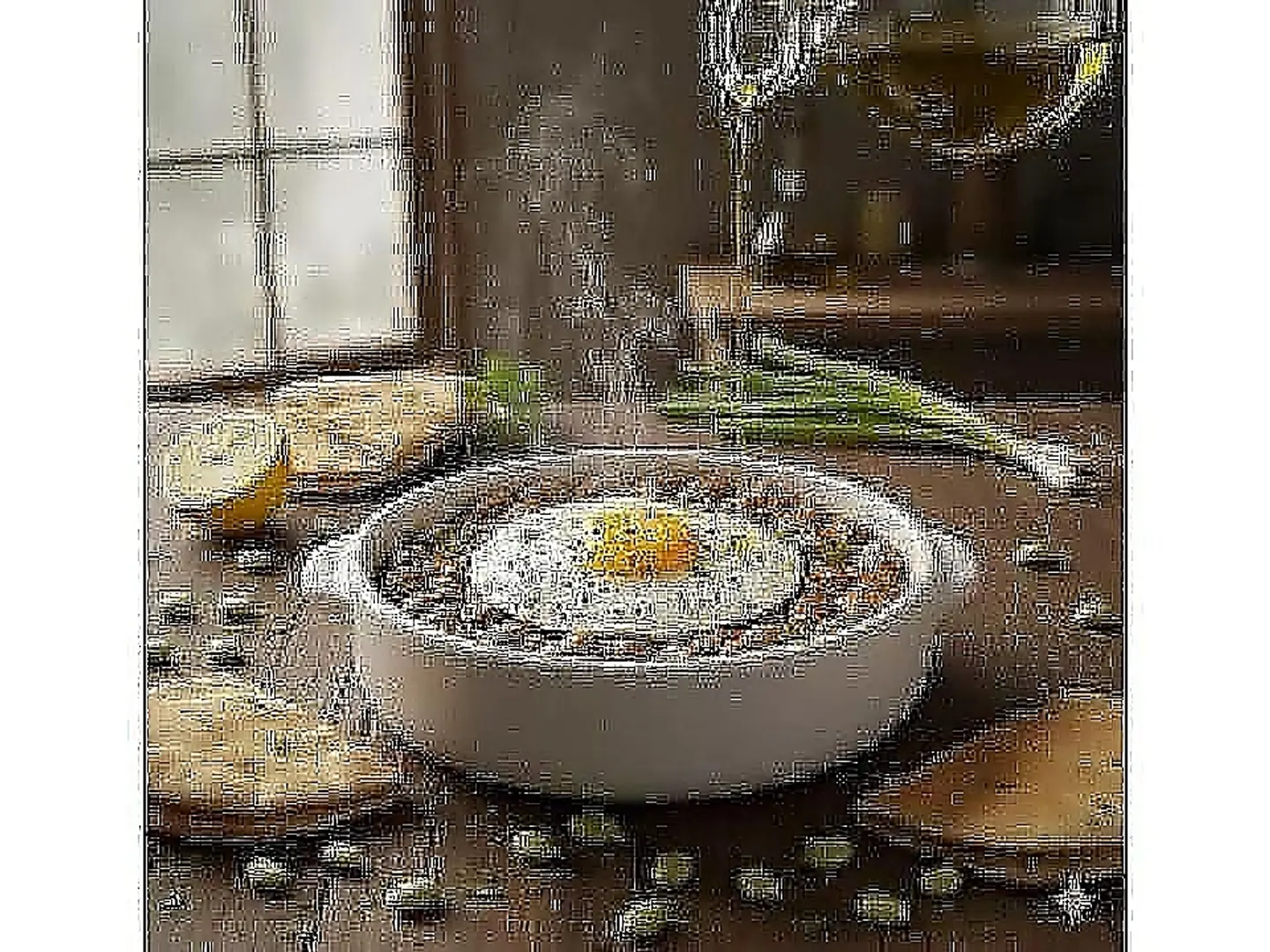 Small Fava Beans With Egg