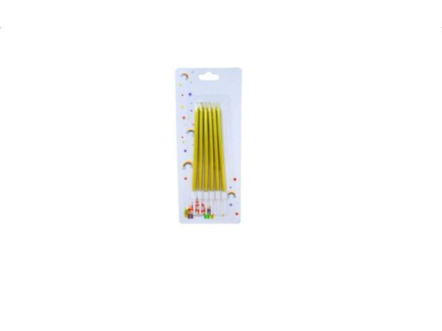 Tall Gold Candles