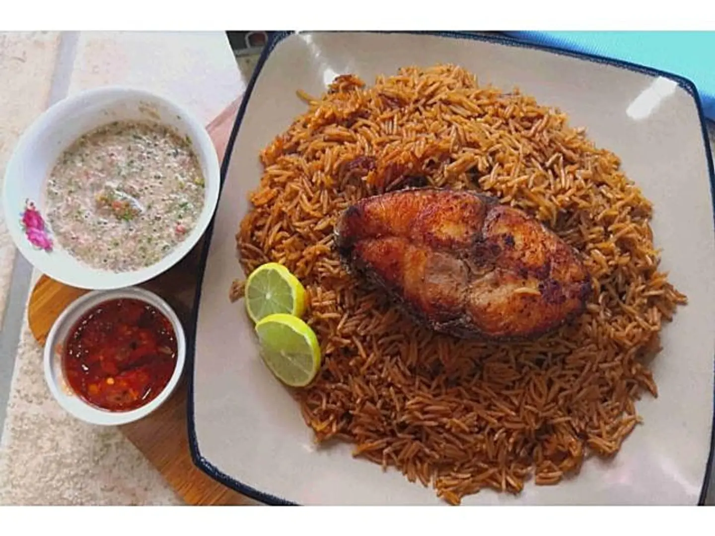 وجبة كنعد مشوي سنجاري